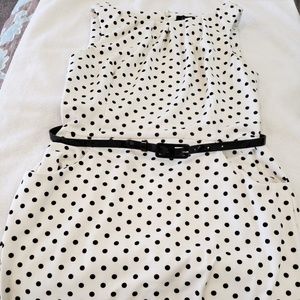 Polka dot pocket dress